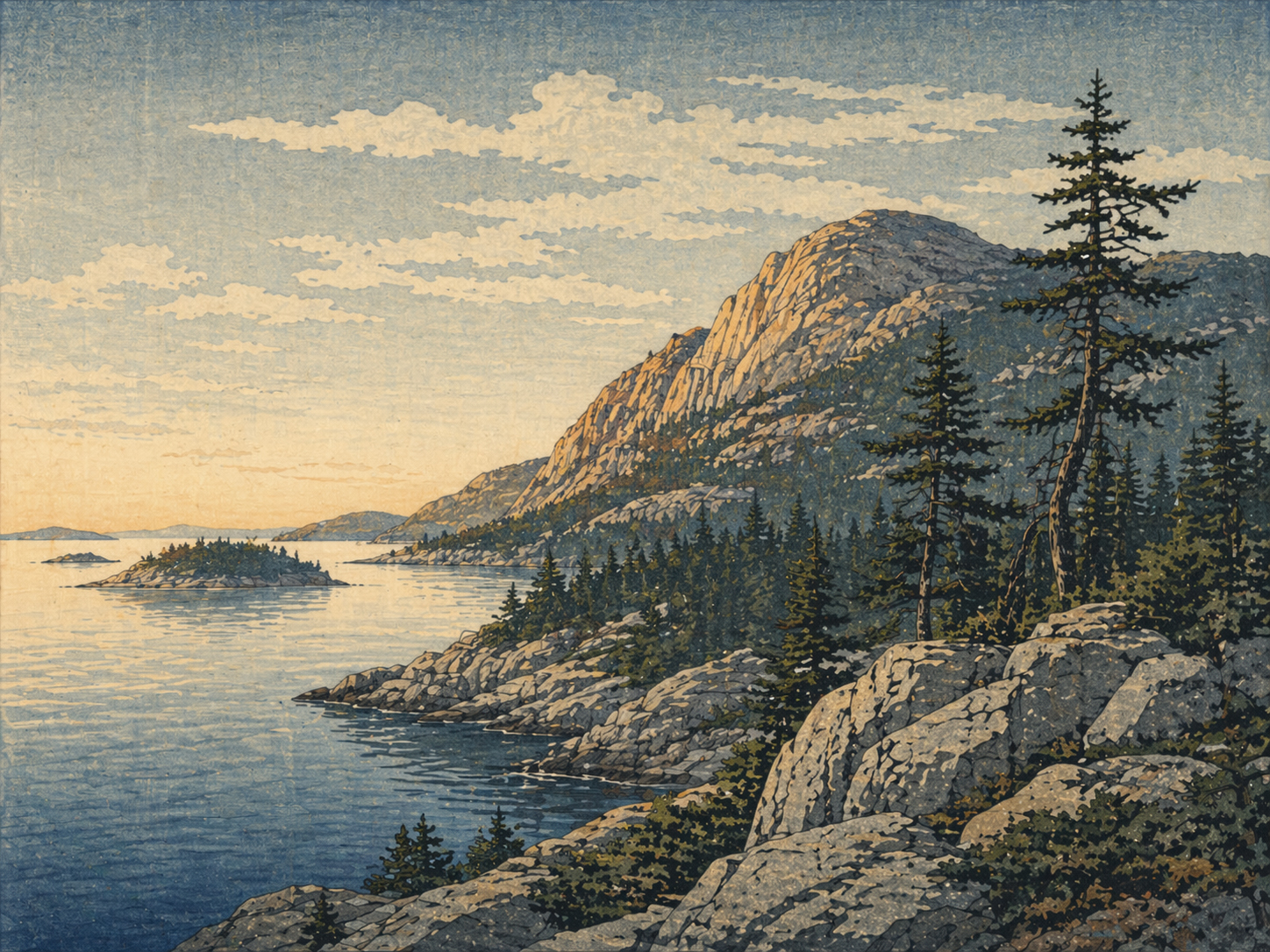 アカディア国立公園の海と山